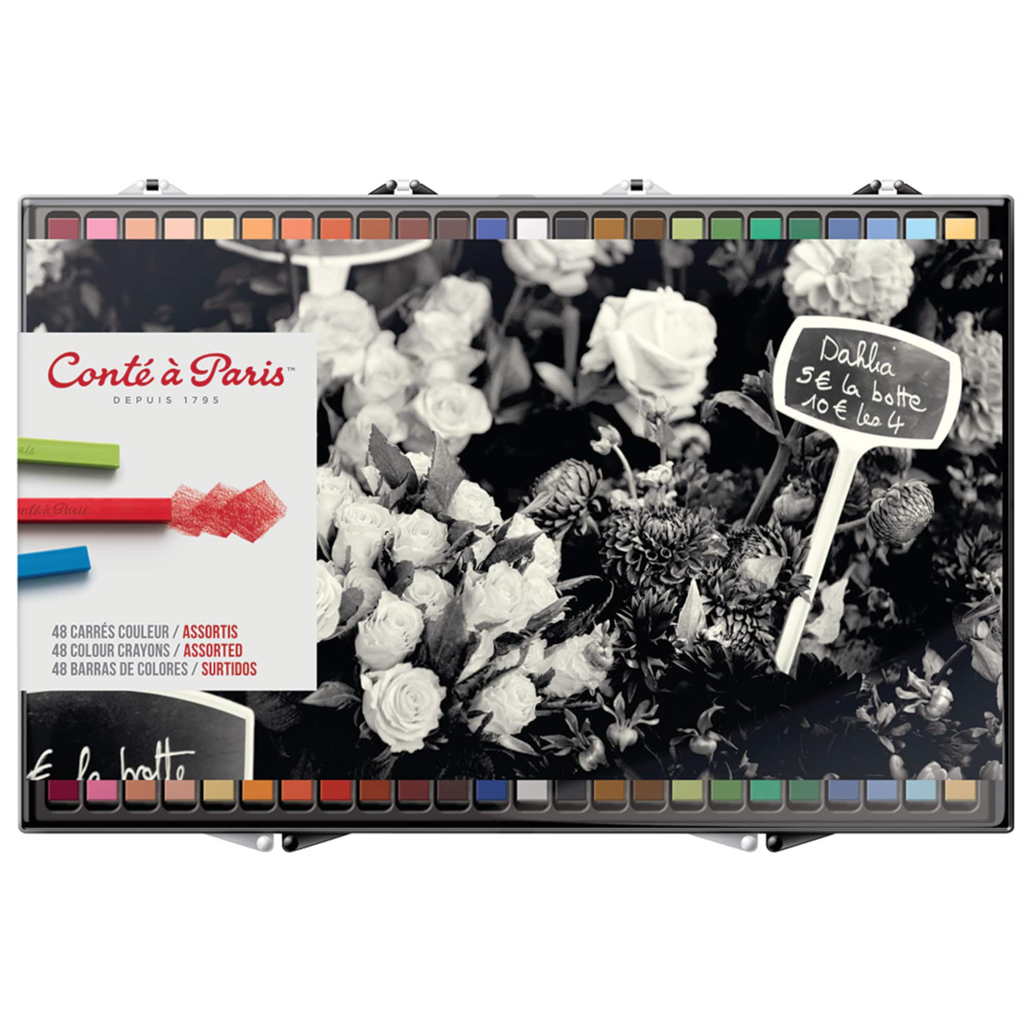 Conté à Paris™ 48 Color Pastel Crayon Set